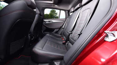 BMW X4 Mk2 - rear seats