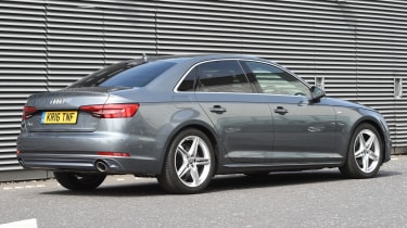 Long-term test review: Audi A4 rear quarter