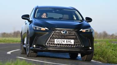 Lexus NX - front cornering 