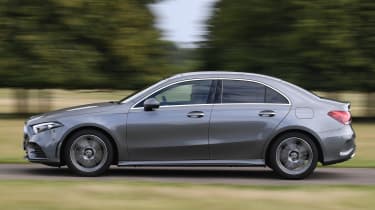 Mercedes A 250 Saloon - side tracking
