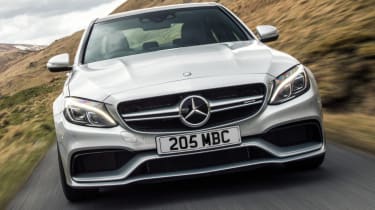 Mercedes C63 AMG saloon - front middle