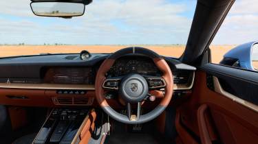 New Porsche 911 Land Down Under - driver view