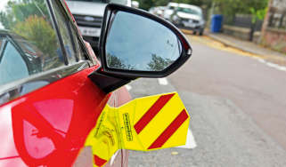 Sideguard on-street parking reflector
