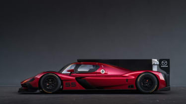 Mazda RT24-P racing car - side profile