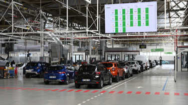 Renault ReFactory - cars parked in factory