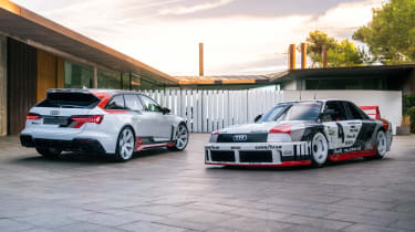 Audi RS 6 GT - front and rear