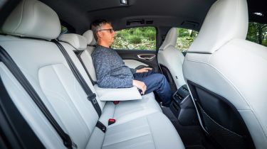 Paul Barker sitting in the Audi A5