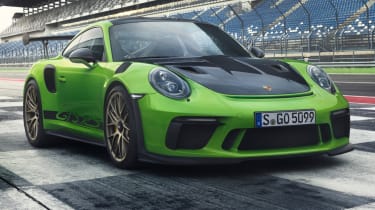 New Porsche 911 GT3 RS green