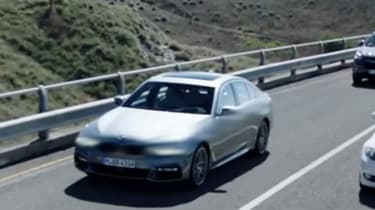 BMW 5 Series teaser vid screen shot