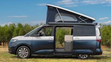 New Volkswagen California side profile open