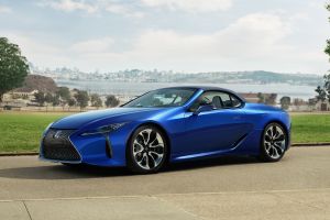 Lexus LC Convertible - front roof up static