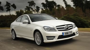 Mercedes C250 CDI Coupe front tracking