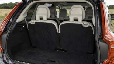 Volvo XC90 - boot space with the 3rd row of seats up 