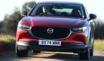 Mazda CX-30 Homura - front cornering