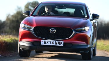 Mazda CX-30 Homura - front cornering