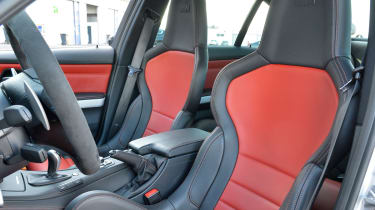 BMW M3 CRT seat detail