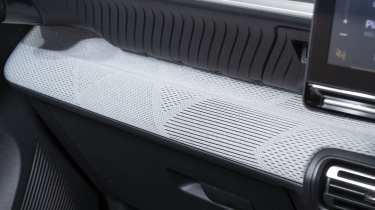 Citroen C3 Aircross being driven in the UK - passenger side dashboard