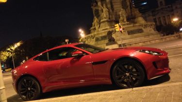 Jaguar F-Type coupe Barcelona