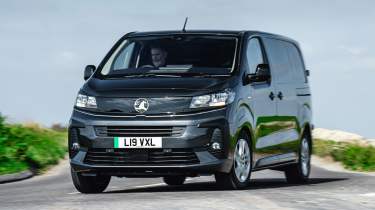 Vauxhall Vivaro Electric Pro - front action