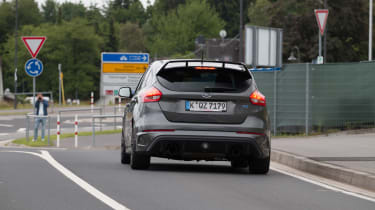 Ford Focus RS500 mule back