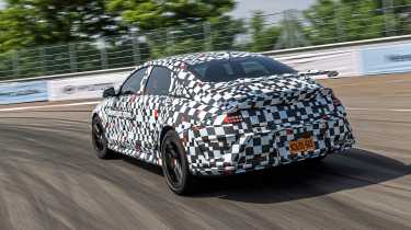 Hyundai Ioniq 6 N prototype - rear tracking