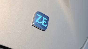 Renault ZOE ZE badge