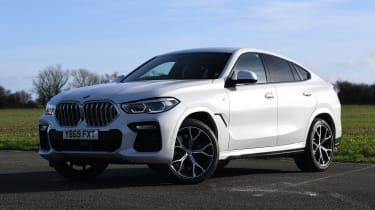 BMW X6 twin test - front static