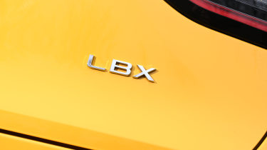 Lexus LBX - &#039;LBX&#039; tailgate badge