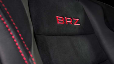Subaru BRZ - seat detail