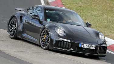Porsche 911 Turbo S Facelift - front 3/4