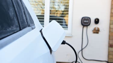Vauxhall Astra GSE connected to a home wallbox charger