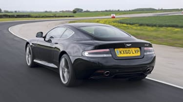 Aston Martin Virage rear trac