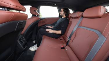 Jordan Katsianis sat in the BMW iX3 50 xDrive