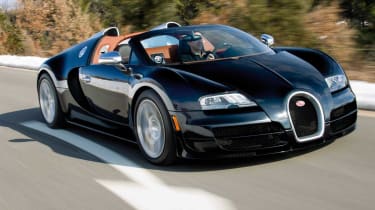 Bugatti Veyron Vitesse front tracking