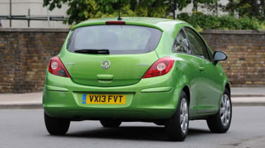 Vauxhall Corsa ecoFLEX rear action