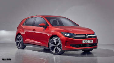 Volkswagen ID. Polo render by Avarvarii - front quarter