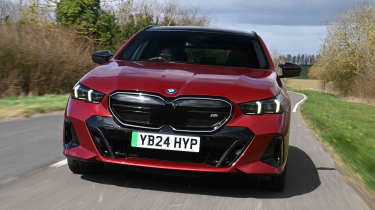 BMW i5 Touring - full width front, alt