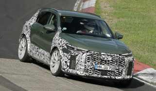 New Audi RS Q5 SUV - front tracking