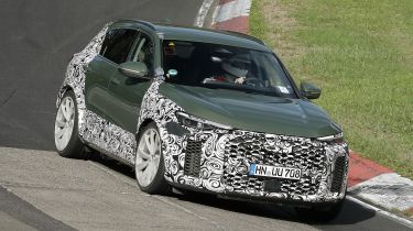 New Audi RS Q5 SUV - front tracking