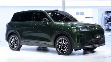 Leapmotor A10 on display at car show - front