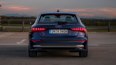 Updated Audi A3 - blue rear end