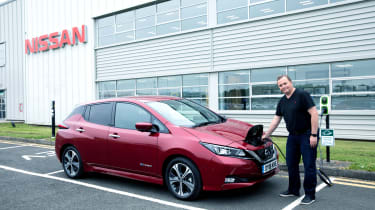 Nissan Leaf long termer first report - charging
