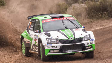 Skoda WRC2 - front drift