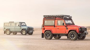 Land Rover Defender V8 90 and 110 by Works Bespoke - side tracking