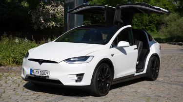 Tesla Model X - front static doors up