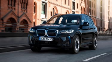 New BMW iX3 2021 facelift driving
