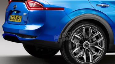 Kia coupe-SUV - rear detail (watermarked)