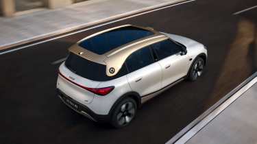 New Smart #1 - rear overhead