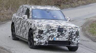 Rolls-Royce electric SUV (camouflaged) - front