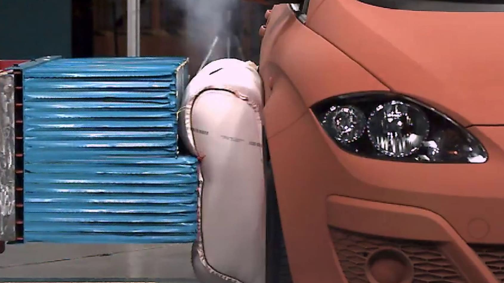 External airbags could reduce crash severity by 40 per cent Auto Express